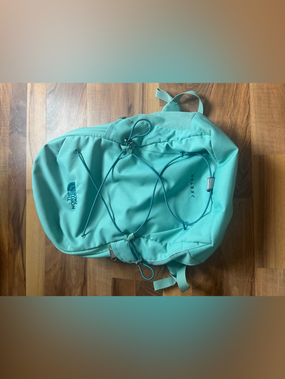 North face blue/ teal jester backpack